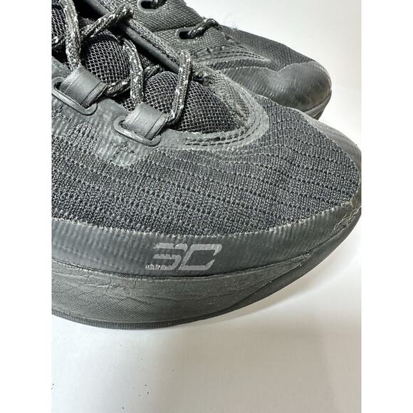 UNDER ARMOUR CURRY 3 1269279-001 MENS BASKETBALL Sneakers SHOES BLACK 8.5 - Picture 8 of 14